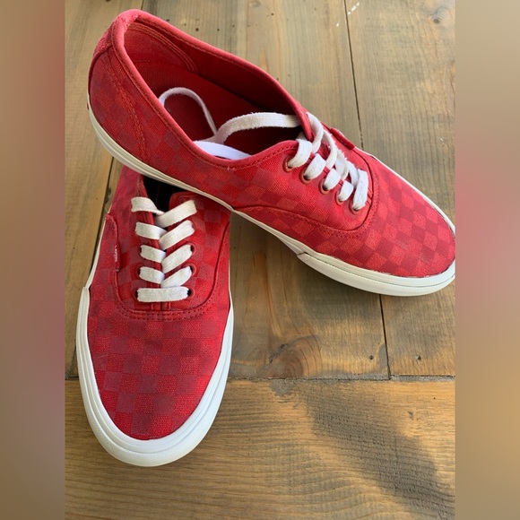 Vans Other - Rare! Men’s 10.5, Vans Red/Pink Checkered Shoes